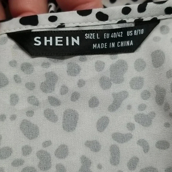 {SHEIN} Speckled Print Pull-on Dress - Picture 8 of 9